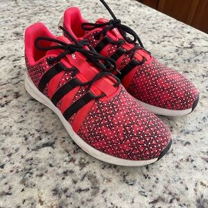 Adidas Kids Red Sneakers